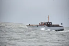 Gerfalcon at sea after restoration