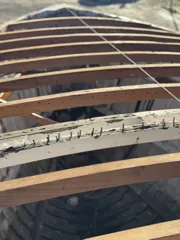 Rebuilding the deck beams — October 2024