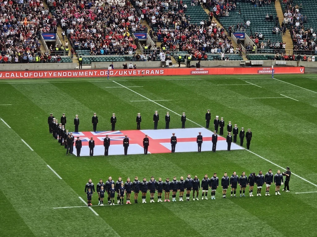 Army v Navy flag duty — Twickenham